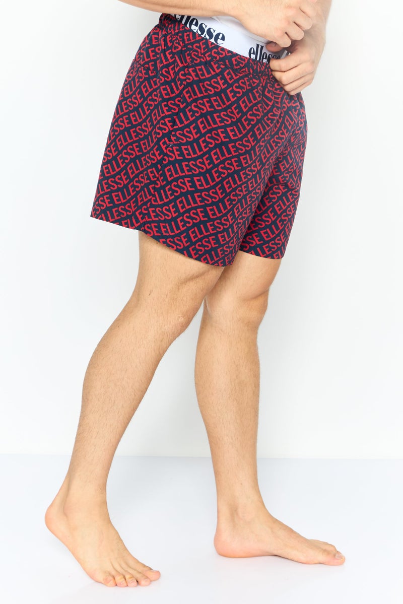 Ellesse Men Brand Logo Board Shorts, Multicolor - Image 2