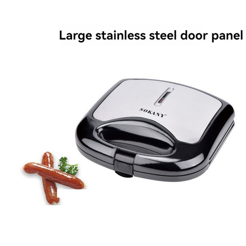 Hot Dog Maker 850W 220-240V Stainless Steel 6 Capacity Silver Non-Stick Coating - One Button Operation Electric Food Maker for Home Kitchen Countertop Use - Image 5