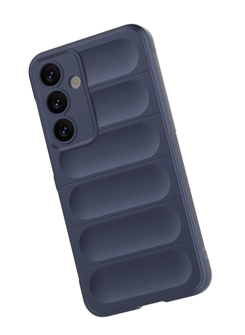 GOLDEN MASK GOLDEN MASK Compatible With Samsung Galaxy S24 Plus Magic Case ShockProof (Dark Blue)  - Image 3