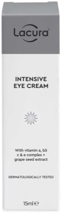 Lacura INTENSIVE EYE CREAM With Vitamin A BS C E complex Grape Seed extract 15ml