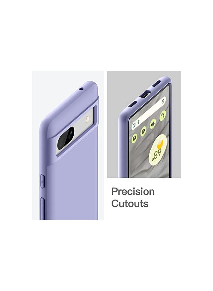 جي تيك حافظة JETech رفيعة لهاتف Google Pixel 7a مقاس 6.1 بوصة 2023، غطاء هاتف واقٍ رفيع ناعم من مادة TPU مع لمسة نهائية غير لامعة، مقاوم للصدمات (أرجواني) - Image 3