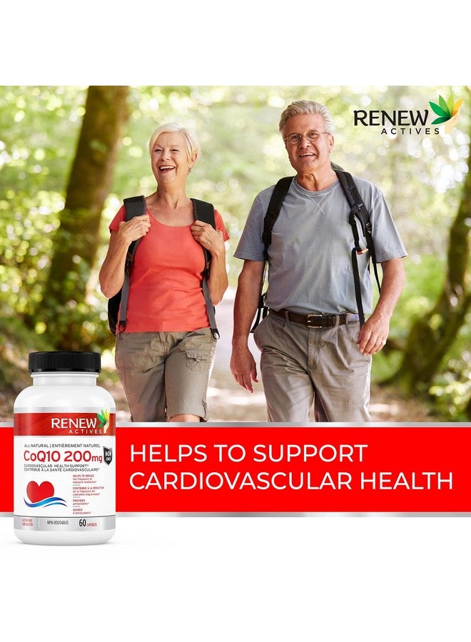 Renew Actives Coq10 Ubiquinone Supplement: 200Mg Coenzymeq10 Supplements For Cardiovascular Neurological And Immune System Health Support High Potency Oxidized Coq10 Pills 60 Veggie Capsules - Image 5