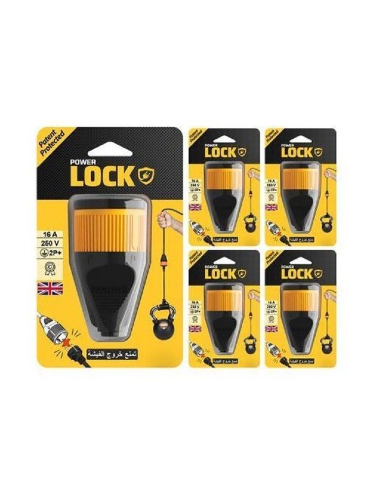 Power Lock Female Plug - 16A/250V - 5 Pcs - Image 1