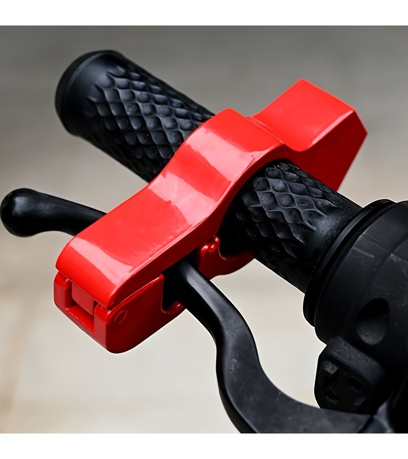 Heavy Duty Motorcycle Scooter Lock Black Anti Theft Security Ergonomic Universal - Image 1