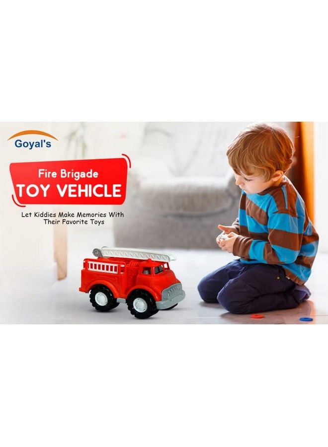 Goyal's Fire Brigade Ambulance Toy Vehicle With Fire Rescue Ladders No Metal Axle Or Nut Used No Sharp Edges Safe Toy For Baby Kids - Image 3