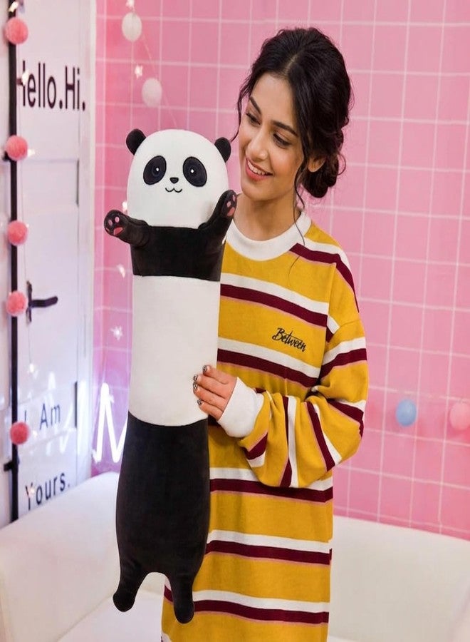 TechMax Solution Long Panda Plush Hug Pillow Cute Stuffed Animal Cushion Soft Toy for Kids Adults Bedroom Lounge Use - Image 4