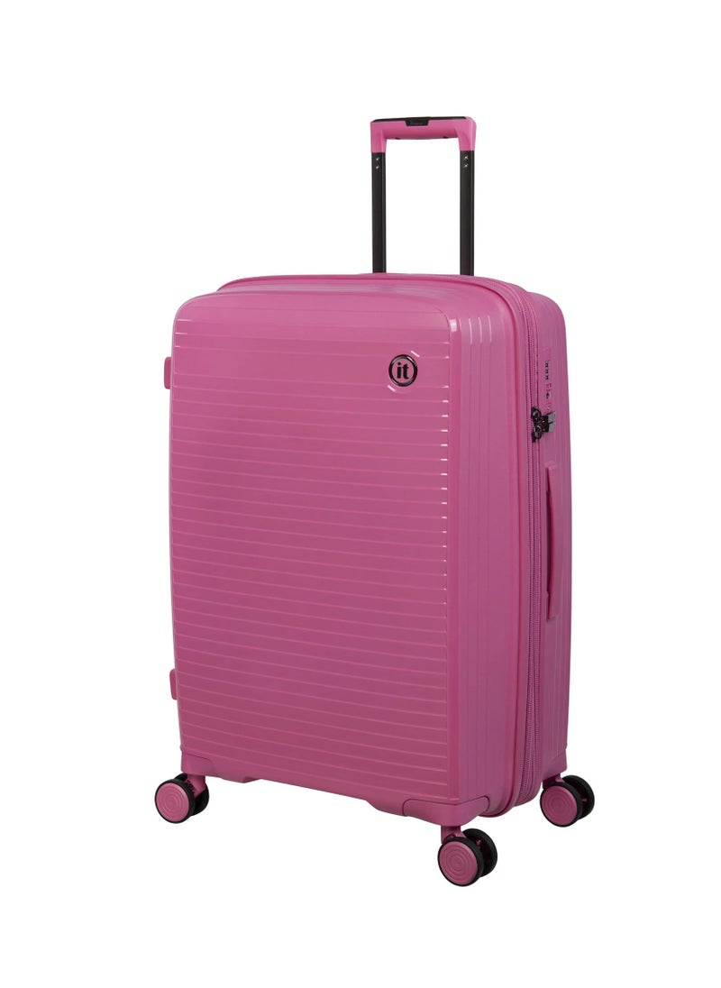 it Luggage it luggage Spontaneous, Unisex Polypropylene Material Hard Case Luggage, 8x360 degree Spinner Wheels, Expandable Trolley Bag, TSA Type lock,15-2881-08, Size Large, Color Azalea Pink  - Image 1