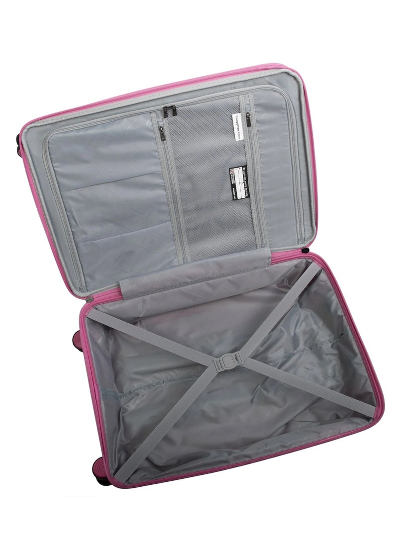 it Luggage it luggage Spontaneous, Unisex Polypropylene Material Hard Case Luggage, 8x360 degree Spinner Wheels, Expandable Trolley Bag, TSA Type lock,15-2881-08, Size Large, Color Azalea Pink  - Image 4