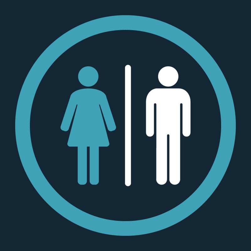 999Store restroom signage office supplies sunboard male female ladies toilet sign board Restroom and toilet sticker signage s washroom sign signage board sign Board sticker signage (15X15 cm) - Image 3