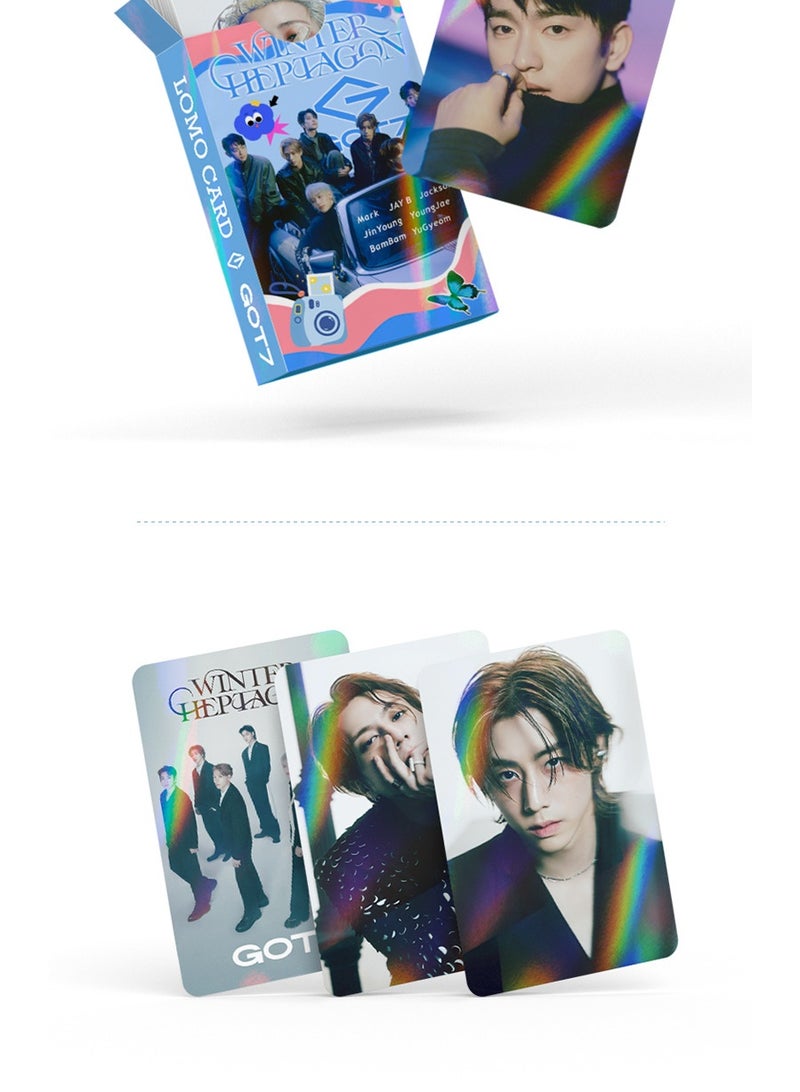 NIBEMINENT 30 Pcs Kpop GOT7 Lomo Cards Card For Fans Collection Gifts - Image 3