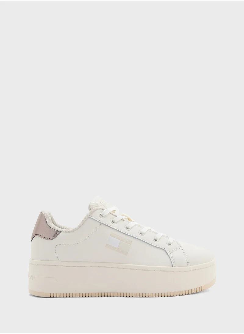 TOMMY JEANS Lace Up Low Top Sneakers