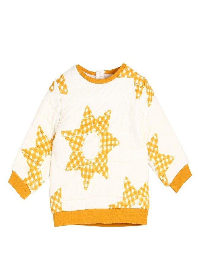 miniklub Baby Round Neck Full Sleeve Knitted Cotton Marshmallow Color Sweat Shirt (18-24M) - Image 1