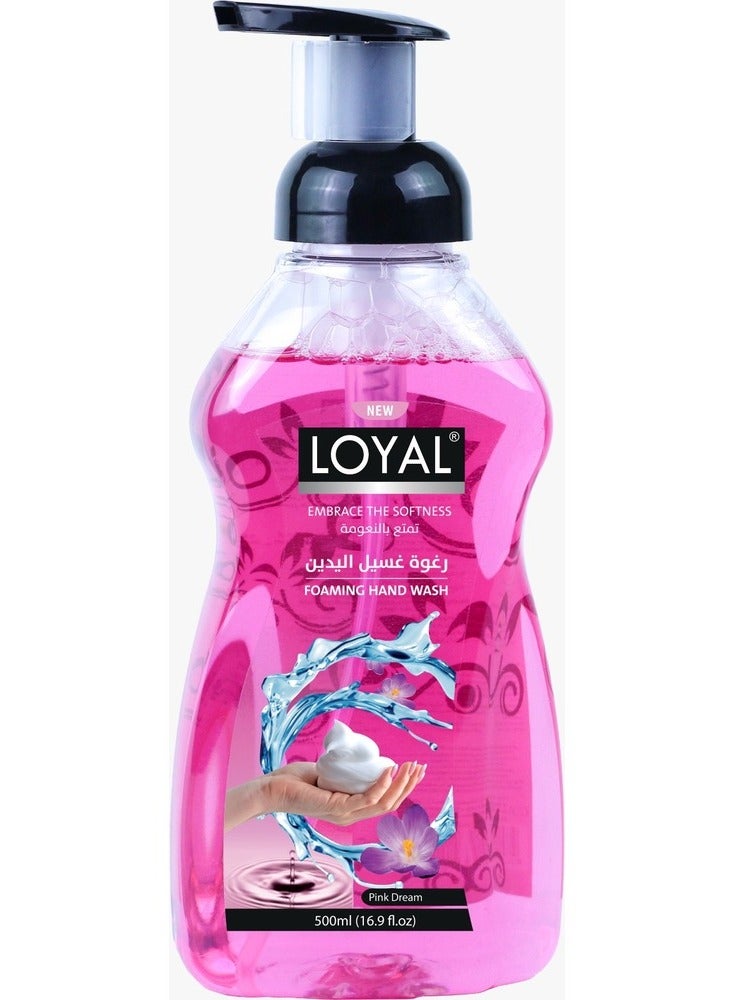 لويال غسول اليدين الرغوي "احتضن النعومة" - حلم وردي - 500 مل
