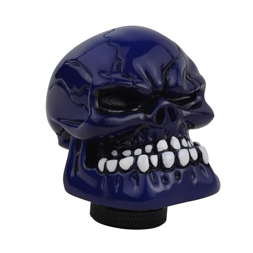 Mavota Blue Skull Manual Automatic Gear Shift Knobs - Image 1