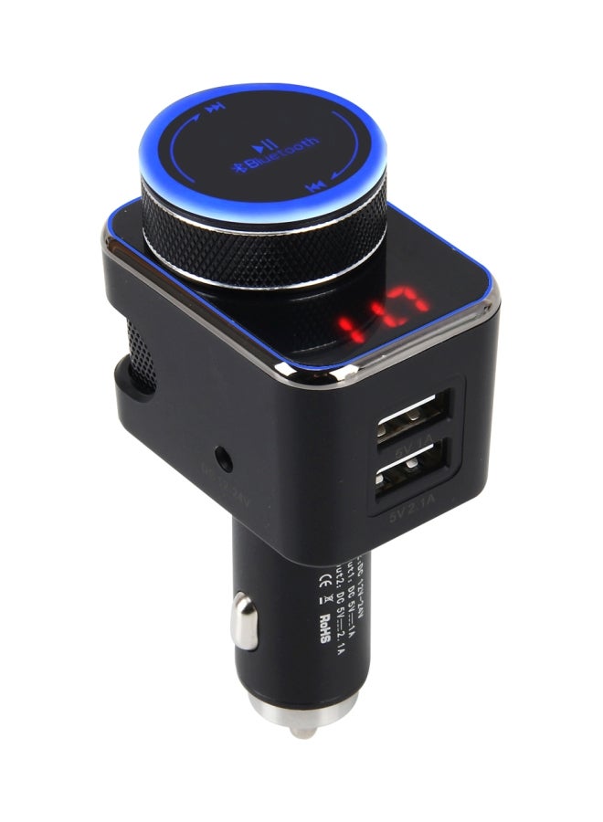 Dual USB Car Charger Black - Image 1