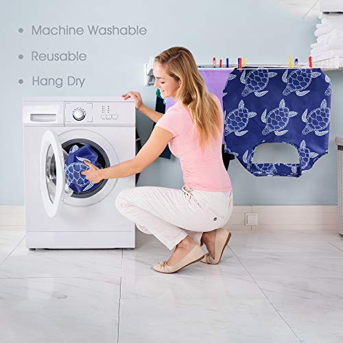 BeeGreen Animal Reusable Shopping Bags Grocery Totes 10 Pack with Zipper Carry Pouch Cute Shopper Bags XLarge Machine Washable Durable Gifts for Animal Lovers Women - Image 5