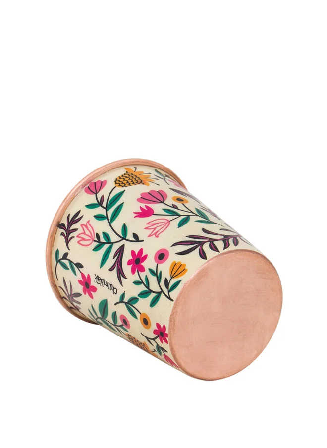 Chumbak  Floral Spice Copper Tumbler - Small  | Best Price UAE