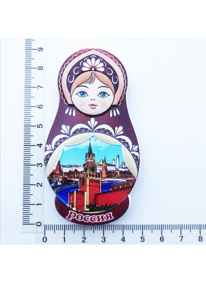 Generic - New Russian Souvenir Matryoshka Resin Magnet Doll 10 - Image 1