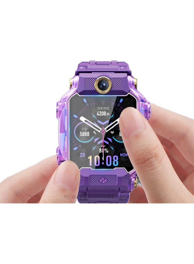 Stiger [Three-Pack Premium] Screen Protector For Xiaotiancai Children'S Smartwatch Z8/Z9, Tempered Glass Film, Anti-Scratch, Shockproof, Compatible With Space/Youth Edition, Automatic Adhesive, Fingerprint-Resistant - Image 2
