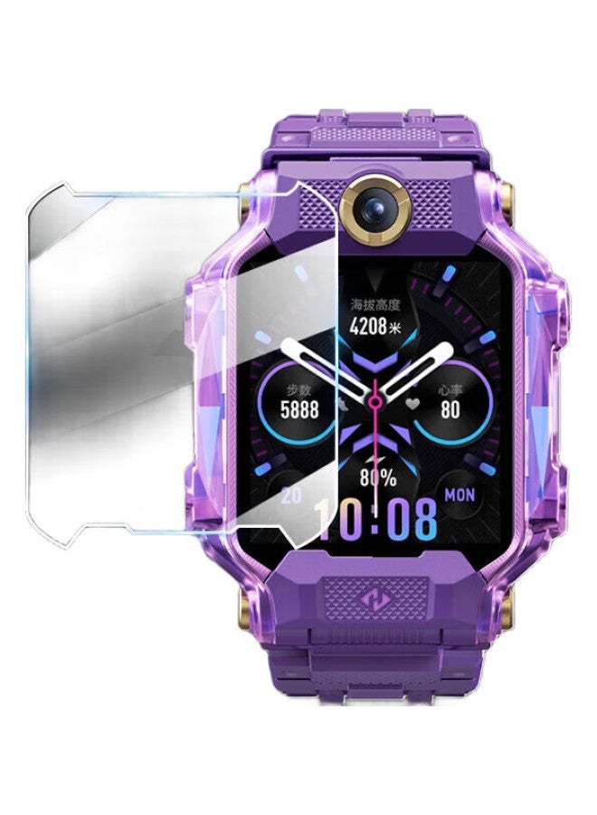 Stiger [Three-Pack Premium] Screen Protector For Xiaotiancai Children'S Smartwatch Z8/Z9, Tempered Glass Film, Anti-Scratch, Shockproof, Compatible With Space/Youth Edition, Automatic Adhesive, Fingerprint-Resistant - Image 1