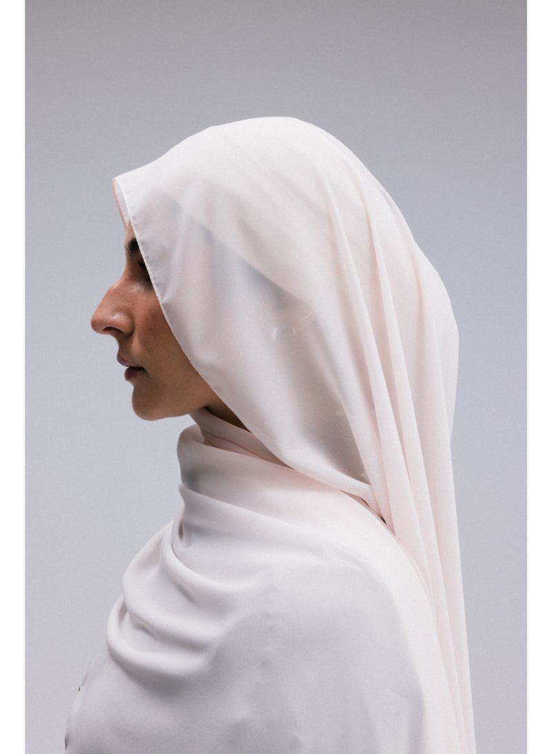 Overlay CHIFFON HEADSCARF - NUDE - Image 3