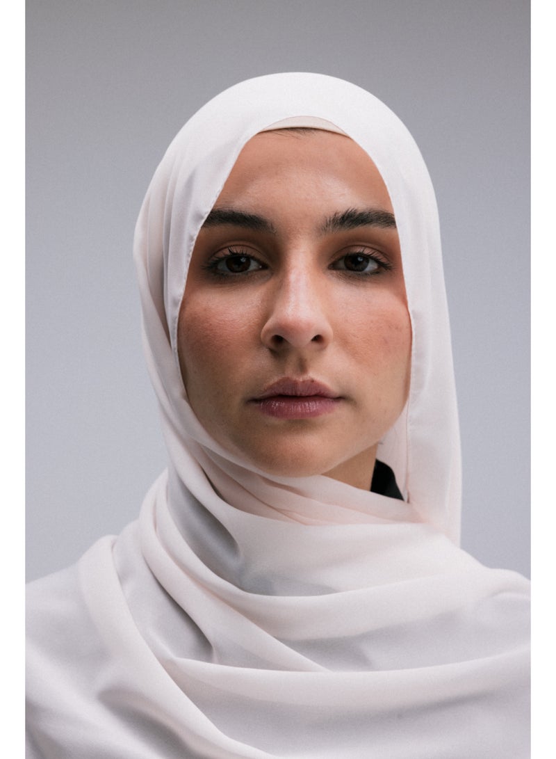Overlay CHIFFON HEADSCARF - NUDE - Image 1