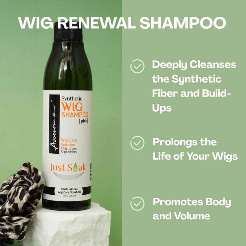 Awesome Synthetic Wig Leave-in Conditioner Spray, pH6, Professional Wig Care Solution, Detangle Spray, Moisturizes & Replenishes Synthetic Wigs, Easy Combing, Contains Coconut Oil, 7 fl oz - Image 3