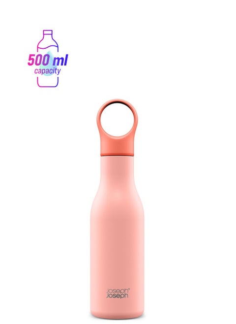 Stainless-Steel Insulated Water Bottle 500 L Double-Walled 18/8 Stainless Steel Construction With A Heat-Reflecting Copper Layer And Keeps Cool Drinks Cold Up To 24 Hours And Warm Up To 12 Hours.