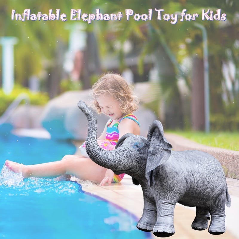 جيت كرييشنز لعبة محشوة قابلة للنفخ بتصميم على شكل فيل صغير طراز AN-ELE8 - Image 4