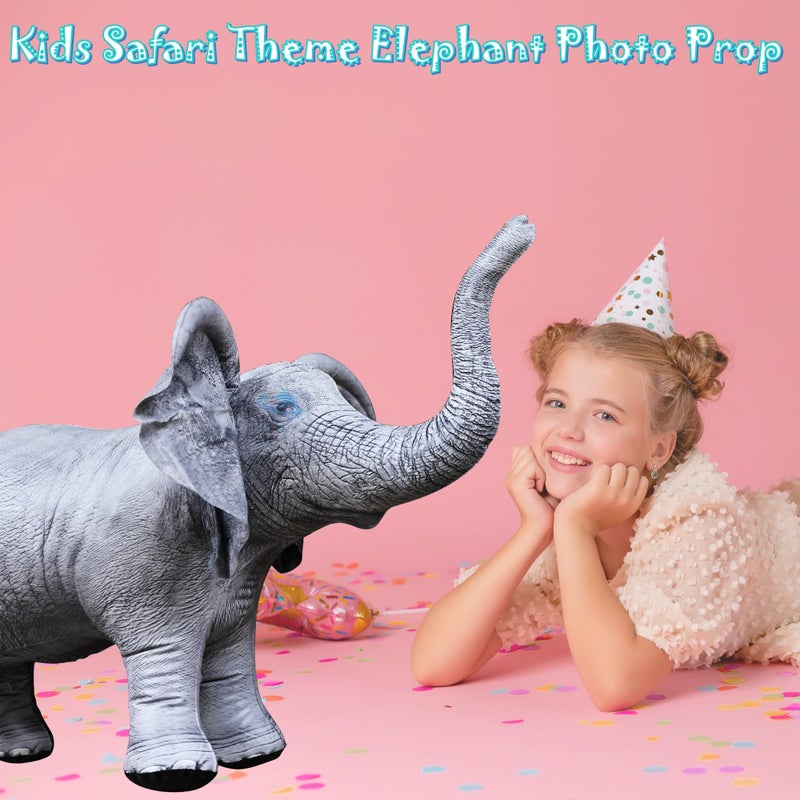 جيت كرييشنز لعبة محشوة قابلة للنفخ بتصميم على شكل فيل صغير طراز AN-ELE8 - Image 3