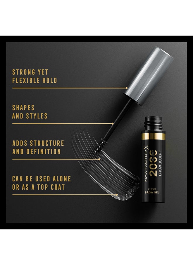 Max Factor 2000 Calorie Brow Sculpt Gel - 000 - Clear, 4.5ml  - Image 5
