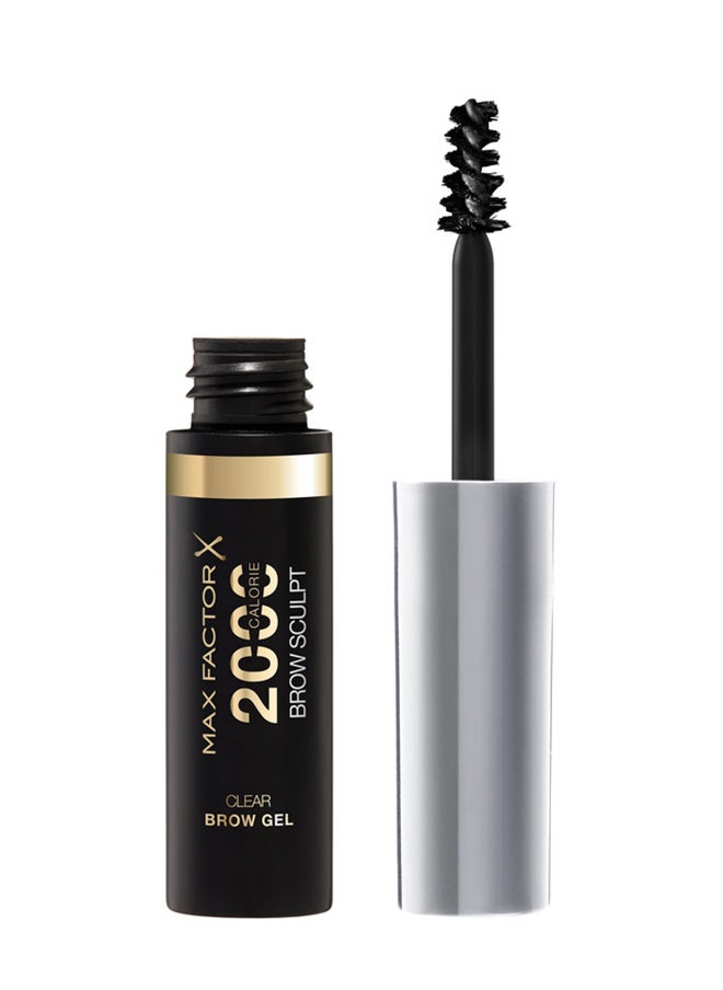Max Factor 2000 Calorie Brow Sculpt Gel - 000 - Clear, 4.5ml  - Image 1