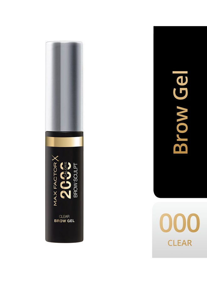 Max Factor 2000 Calorie Brow Sculpt Gel - 000 - Clear, 4.5ml  - Image 2