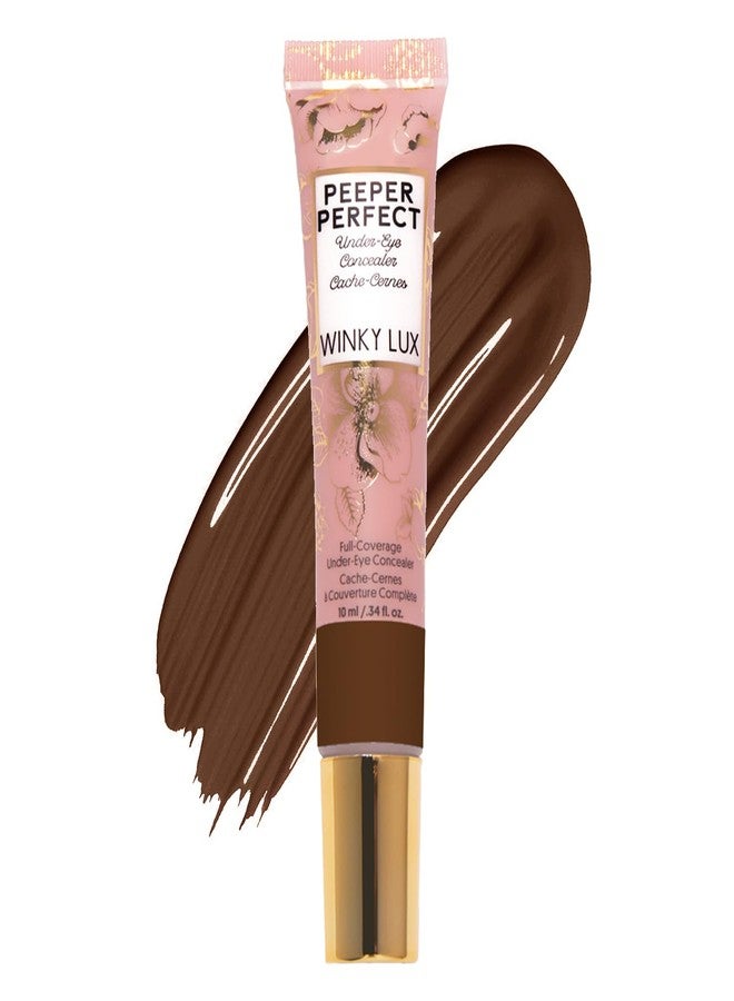 Winky Lux Peeper Perfect Under Eye Concealer, Makeup & Eye Brightener, Full Coverage Concealer for Dark Circles, Color Corrector & Eye Primer, With Collagen, Hyaluronic Acid & Vitamin E (Rich) - Image 1