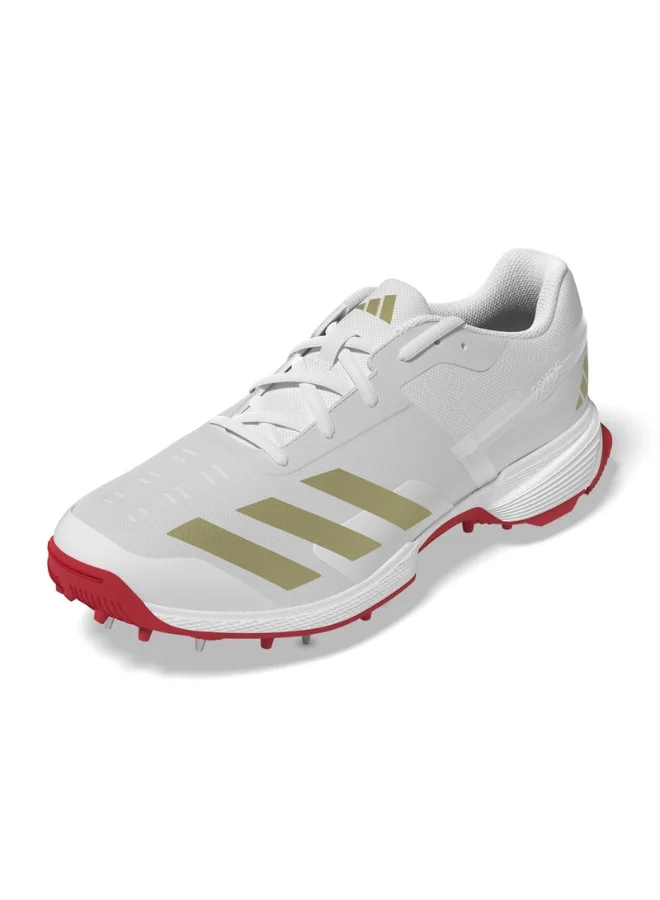 adidas 22YDS سنيكرز كريكيت أبيض للرجال مقاس 6.5