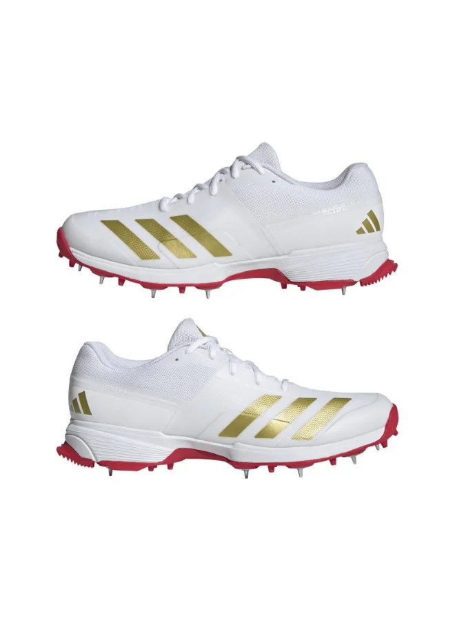 adidas 22YDS سنيكرز كريكيت أبيض للرجال مقاس 6.5