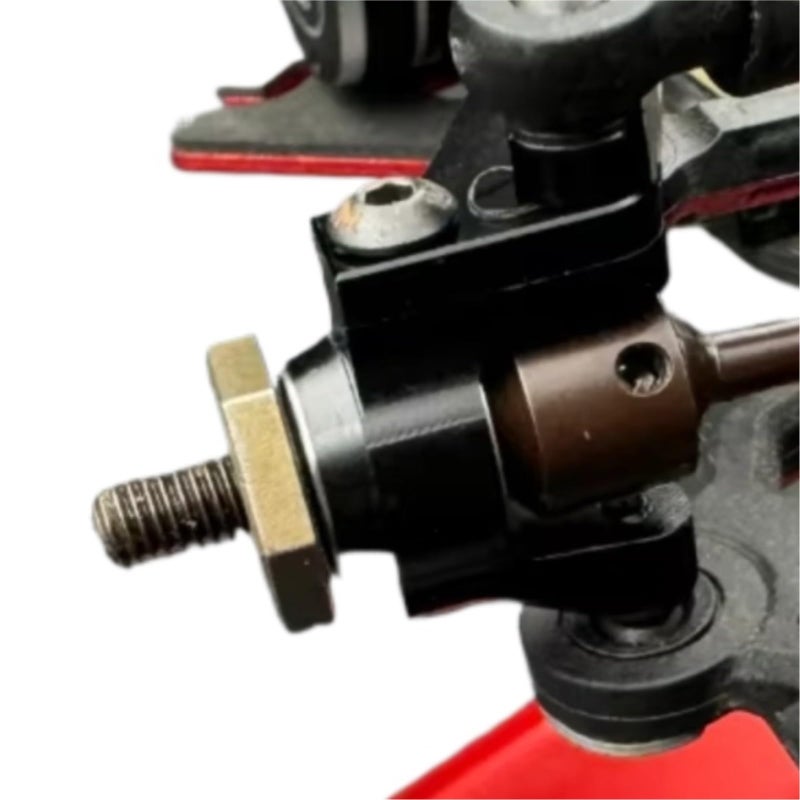 Silver Aluminum 7075 RC Steering Knuckles 2Pcs Upgrade Parts For On Road Racing - Image 3