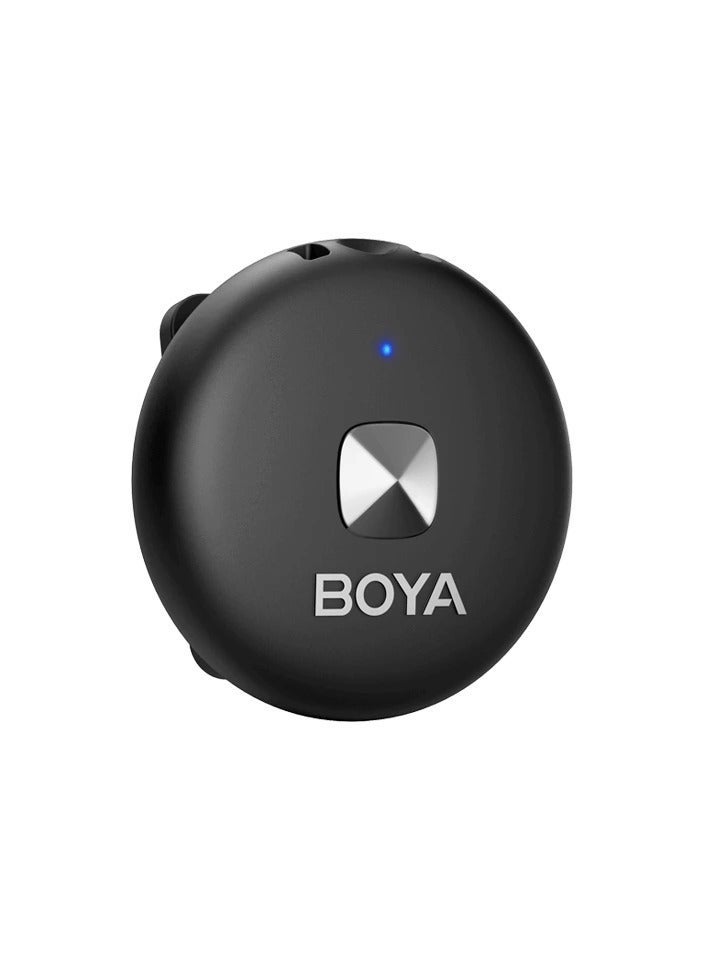 BOYA Omic-D Wireless Lavalier Microphone System Compatible with iPhone, 50M Los Range, Hi-Fi Audio, Smart Noise Cancellation, 15H Duration, Mini Lapel Mic for Recording Vlogging Interview - Image 3