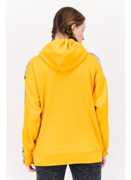 Women Brand Logo Long Sleeve Hooded Sweatshirt, Yellow - pzsku/Z31E7F4C06E1409AA7FDFZ/45/_/1737728269/c82abfb7-5981-4fe4-98e0-334d8a2715d1