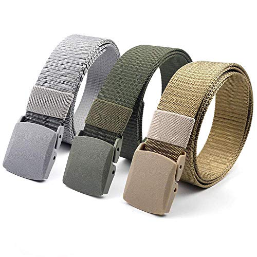 ZORO Unisex Nylon & Canvas Multicolor Waist Belt For Men & Women (Pack Of 2) Fits On Upto 40 Inches Waist Size - Image 1