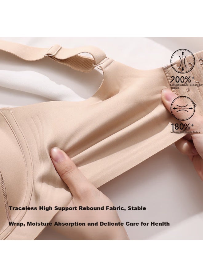 Gracewell Seamless Push-up Bra For Women, Invisible Lift And Support, Anti-sagging, Wire-free, Thin Padded Bra - Image 5