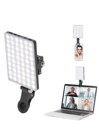 High Power Rechargeable Clip Fill Video Light ，for Phone, iPhone, Android, iPad, Laptop, for Makeup, Selfie, Vlog, Video Conference - pzsku/Z31E7FC7E10393FD27FF8Z/45/_/1699427242/40e5145e-38a7-4f22-94e6-a006c2a75ba1