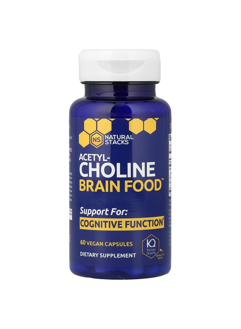 Acetylcholine Brain Food™, 60 Vegan Capsules