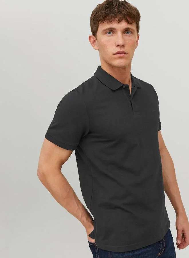 JACK & JONES Jack & Jones JJEBasic Regular Fit Polo with Button Placket