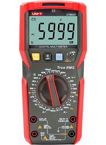 UniT Uni-T Ut 89XD Digital Multimeter True Rms Auto Backlight Multimeter Ncv / Capacitor / Triode / Temperature Tester UT89XD UT-89XD  - Image 1
