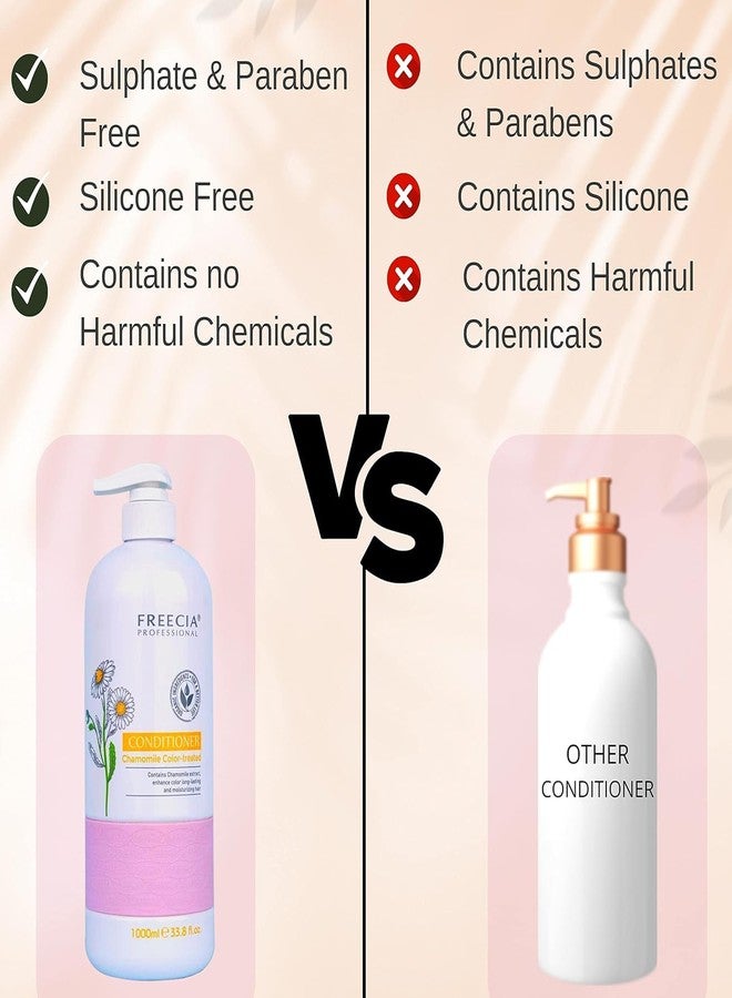Freecia Professional Color Treated Conditioner Hair Enhance Color add Volume Prevent Dryness & Brittle Hair, Reduce Itchiness , for Unisex | Conditioners for all Hair Types - Image 4