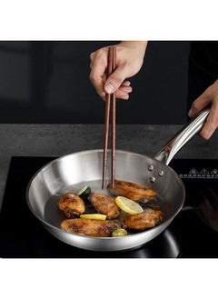 VINOD VINOD SMART TRIPLY FRYPAN WITH LID - 3.2 Liters (24 CM), VTF024, | INDUCTION & GAS FRIENDLY, HEAVY BOTTOM | COOKING POT, FRYING PAN  - Image 5