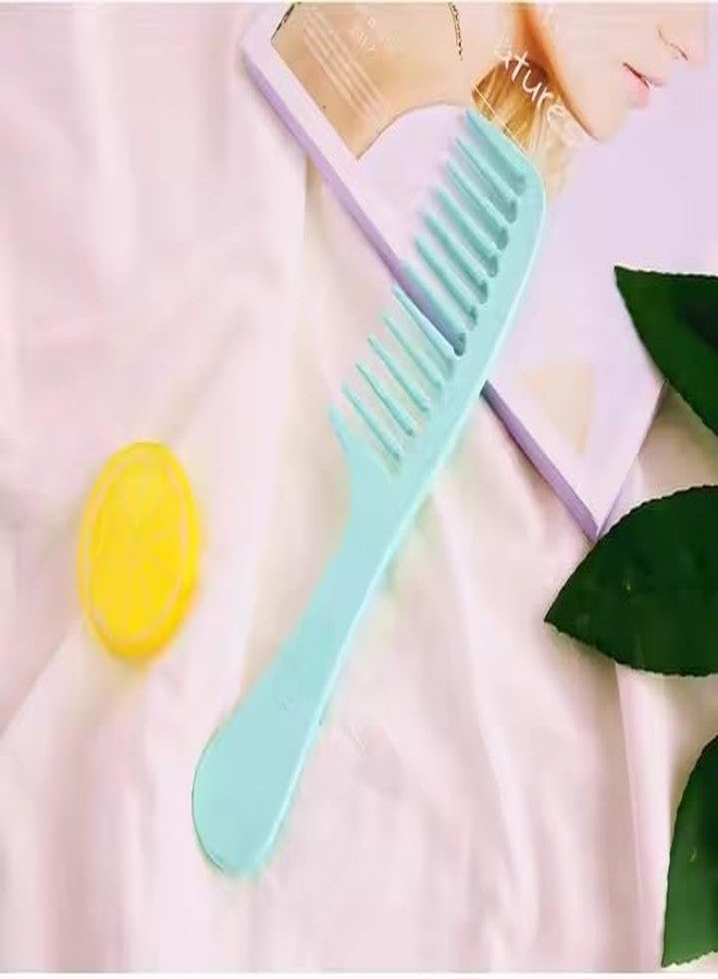 ZUSACA Classic Wide Teeth Comb for Men and Women - Lightweight Hair Comb for Hassle-Free Styling, Promotes Healthy & Stylish Hair, Multicolor, Pack of 1 - Image 4