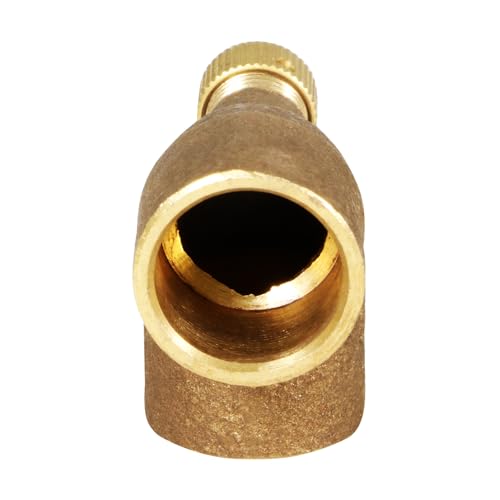 SUPPLYGIANT Supply Giant CCDL0340-NL 3/4" Cast No Lead Brass 90 Degree Elbow with Sweat Connects and Drain Caps - Image 2