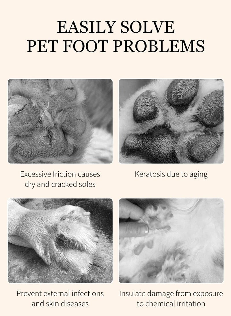 GJYC PET Protect your pet’s paws with Premium Pet Paw Balm, specially formulated for cats and dogs. Infused with argan oil, grape seed oil, olive oil, and shea butter, this balm provides deep hydration and - Image 5